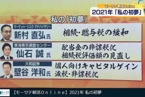 テレビ東京「モーサテ朝活Online」に新村がコメントしました。